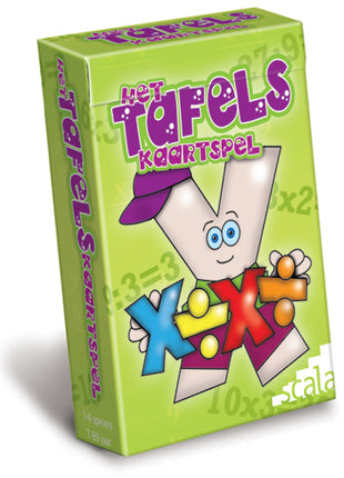 Het Tafelskaartspel – leerspel voor kinderen 0