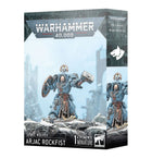 Dit is een afbeelding van het miniatuur arjac rockfist - space wolves voor het spel Warhammer, te koop bij Tabletop Miniature Wargames spellenwinkel Speldorado in delft