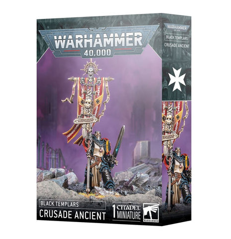 Dit is een afbeelding van het miniatuur black templars: crusade ancient voor het spel Warhammer, te koop bij Tabletop Miniature Wargames spellenwinkel Speldorado in delft