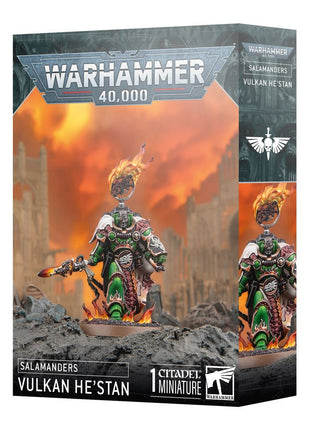 Warhammer 40.000 salamanders: vulkan he'stan – 40K miniaturen set 