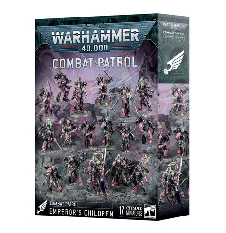 Dit is een afbeelding van het miniatuur combat patrol: emperor's children voor het spel Warhammer, te koop bij Tabletop Miniature Wargames spellenwinkel Speldorado in delft