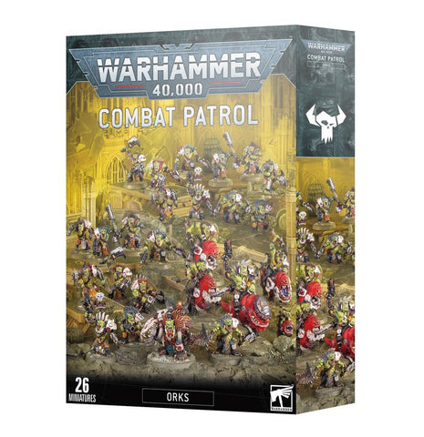 Dit is een afbeelding van het miniatuur Combat Patrol - Orks voor het spel Warhammer, te koop bij Tabletop Miniature Wargames spellenwinkel Speldorado in delft