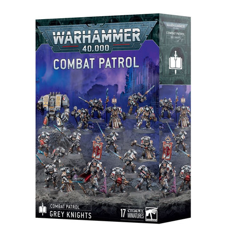 Dit is een afbeelding van het miniatuur combat patrol: grey knights voor het spel Warhammer, te koop bij Tabletop Miniature Wargames spellenwinkel Speldorado in delft