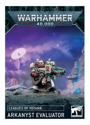 Dit is een afbeelding van het miniatuur leagues of votann: arkanyst evaluator voor het spel Warhammer, te koop bij Tabletop Miniature Wargames spellenwinkel Speldorado in delft