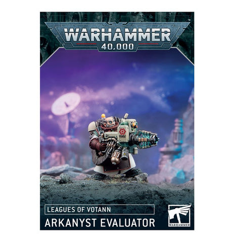 Dit is een afbeelding van het miniatuur leagues of votann: arkanyst evaluator voor het spel Warhammer, te koop bij Tabletop Miniature Wargames spellenwinkel Speldorado in delft