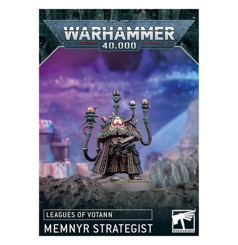 Dit is een afbeelding van het miniatuur memnyr strategist -leagues of votann voor het spel Warhammer, te koop bij Tabletop Miniature Wargames spellenwinkel Speldorado in delft