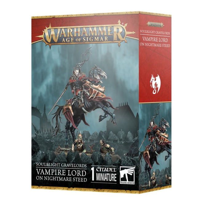 Vampire lord on nightmare steed - soulblight gravelords