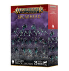Dit is een afbeelding van het miniatuur spearhead: cursed shacklehorde  - nighthaunt voor het spel Warhammer, te koop bij Tabletop Miniature Wargames spellenwinkel Speldorado in delft