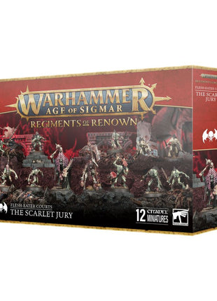 Dit is een afbeelding van het miniatuur the scarlet jury - flesh-eater courts: voor het spel Warhammer, te koop bij Tabletop Miniature Wargames spellenwinkel Speldorado in delft