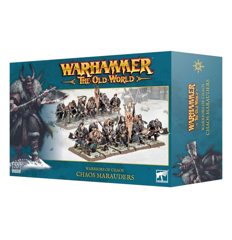 Warhammer: The Old World Chaos Marauders - Warriors Of Chaos – fantasy miniaturen set Warhammer: The Old World Chaos Marauders - Warriors Of Chaos – fantasy miniaturen set