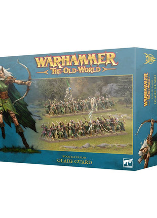 Dit is een afbeelding van het miniatuur wood elf realms: glade guard voor het spel Warhammer, te koop bij Tabletop Miniature Wargames spellenwinkel Speldorado in delft