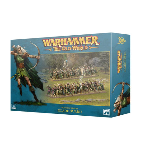 Dit is een afbeelding van het miniatuur wood elf realms: glade guard voor het spel Warhammer, te koop bij Tabletop Miniature Wargames spellenwinkel Speldorado in delft