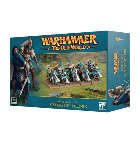 Dit is een afbeelding van het miniatuur sisters of avelorn - high elf realms voor het spel Warhammer, te koop bij Tabletop Miniature Wargames spellenwinkel Speldorado in delft