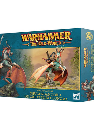 Dit is een afbeelding van het miniatuur shugengan lord on great spirit longma- grand cathay voor het spel Warhammer, te koop bij Tabletop Miniature Wargames spellenwinkel Speldorado in delft