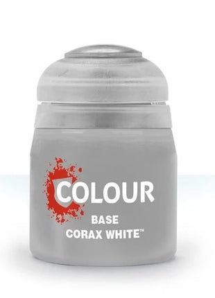 21-52 - Corax White - Paint - Base - verf – verf en gereedschap voor miniaturen
