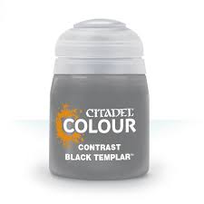 29-38 - Black Templar - Paint - Contrast - verf – verf en gereedschap voor miniaturen