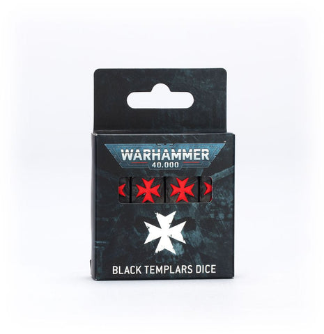 Dit is een afbeelding van het miniatuur warhammer 40000: black templars dice voor het spel Warhammer, te koop bij Tabletop Miniature Wargames spellenwinkel Speldorado in delft