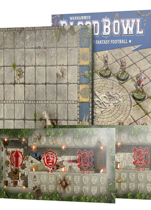 Bretonnian Team Pitch & Dugouts - Bloodbowl