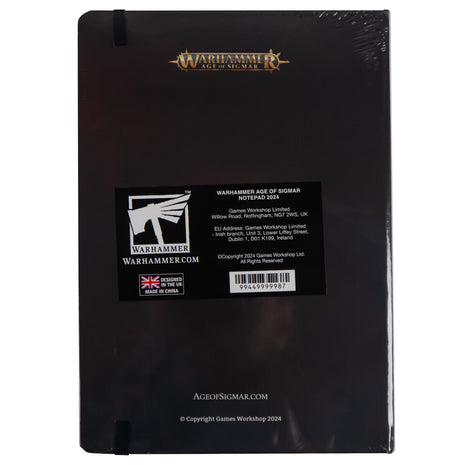 notitie boek warhammer – strategisch bordspel – 2 spelers