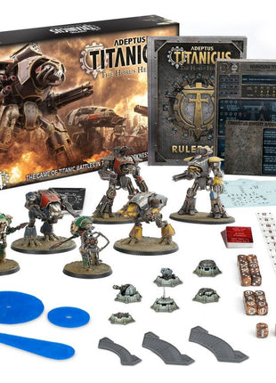 Dit is een afbeelding van het miniatuur Starter Set (English) - ADEPTUS TITANICUS voor het spel Warhammer, te koop bij Tabletop Miniature Wargames spellenwinkel Speldorado in delft