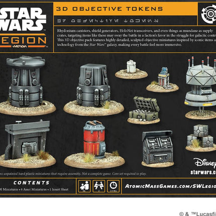 3D Objective Tokens - Star Wars: Legion