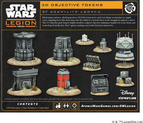 3D Objective Tokens - Star Wars: Legion