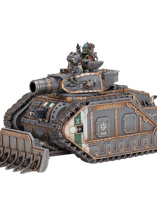 Dit is een afbeelding van het miniatuur Leman Russ Assault Tank - Solar Auxilia voor het spel Warhammer, te koop bij Tabletop Miniature Wargames spellenwinkel Speldorado in delft