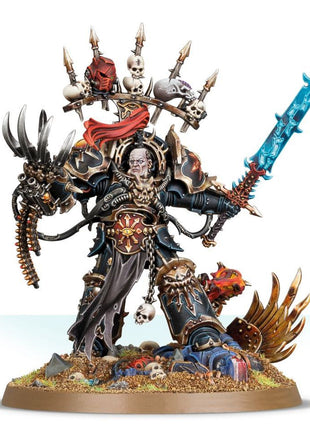 Dit is een afbeelding van het miniatuur Abaddon The Despoiler - Chaos Space Marines voor het spel Warhammer, te koop bij Tabletop Miniature Wargames spellenwinkel Speldorado in delft