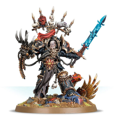 Dit is een afbeelding van het miniatuur Abaddon The Despoiler - Chaos Space Marines voor het spel Warhammer, te koop bij Tabletop Miniature Wargames spellenwinkel Speldorado in delft