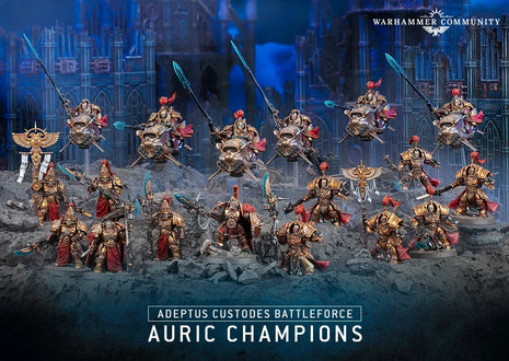 Games Workshop Battleforce Auric Champions - Adeptus Custodus - Adeptus Custodes