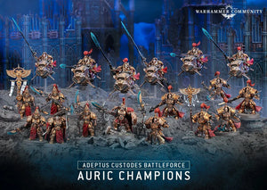 Adeptus Custodus Battleforce Auric Champions