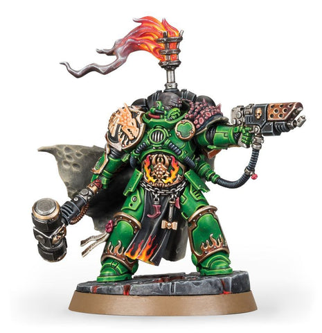 Dit is een afbeelding van het miniatuur Adrax Agatone - Salamanders voor het spel Warhammer, te koop bij Tabletop Miniature Wargames spellenwinkel Speldorado in delft