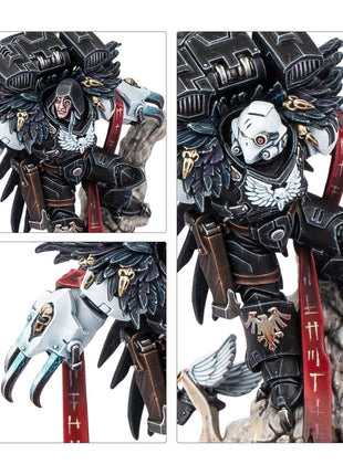 Dit is een afbeelding van het miniatuur Aethon Shaan - raven guard voor het spel Warhammer, te koop bij Tabletop Miniature Wargames spellenwinkel Speldorado in delft