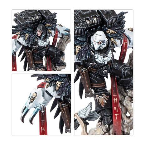 Dit is een afbeelding van het miniatuur Aethon Shaan - raven guard voor het spel Warhammer, te koop bij Tabletop Miniature Wargames spellenwinkel Speldorado in delft