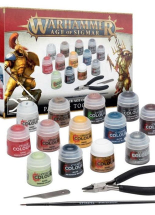 Dit is een afbeelding van het miniatuur Age of Sigmar Paints & Tools 2024 voor het spel Warhammer, te koop bij Tabletop Miniature Wargames spellenwinkel Speldorado in delft