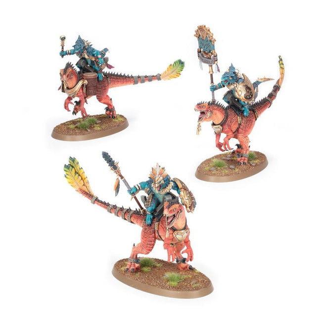 Dit is een afbeelding van het miniatuur Aggradon Lancers - Seraphon voor het spel Warhammer, te koop bij Tabletop Miniature Wargames spellenwinkel Speldorado in delft