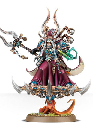 Dit is een afbeelding van het miniatuur Ahriman Arch-Sorcerer Of Tzeentch - Thousand Sons voor het spel Warhammer, te koop bij Tabletop Miniature Wargames spellenwinkel Speldorado in delft