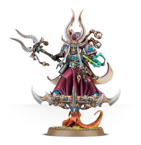Dit is een afbeelding van het miniatuur Ahriman Arch-Sorcerer Of Tzeentch - Thousand Sons voor het spel Warhammer, te koop bij Tabletop Miniature Wargames spellenwinkel Speldorado in delft