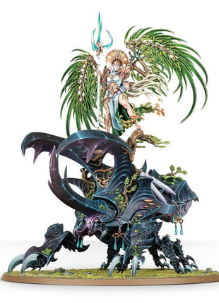 Dit is een afbeelding van het miniatuur Alarielle The Everqueen - Sylvaneth voor het spel Warhammer, te koop bij Tabletop Miniature Wargames spellenwinkel Speldorado in delft