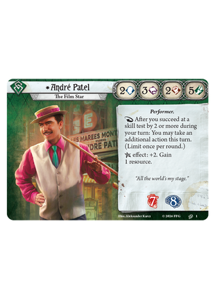 André Patel Investigator Deck