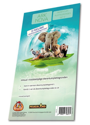Dierentuinplattegrond SET 2 - Ark Nova – strategisch bordspel – 1 tot 4 spelers