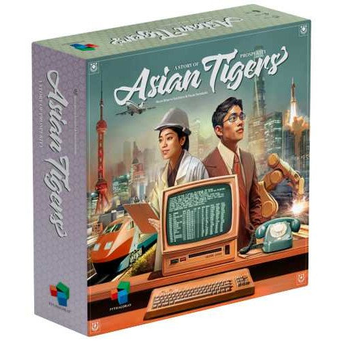 Dit is een foto van het strategische bordspel Asian Tigers, te koop bij Speldorado in Delft.