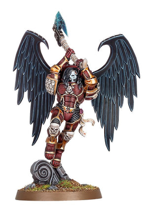Dit is een afbeelding van het miniatuur Astorath The Grim - Blood Angels voor het spel Warhammer, te koop bij Tabletop Miniature Wargames spellenwinkel Speldorado in delft