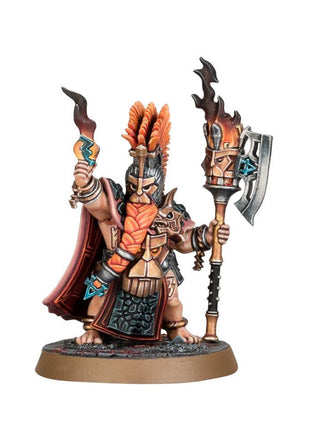 Dit is een foto van het spel Auric Flamekeeper - Fyreslayers te koop bij Speldorado Spellenwinkel Delft
