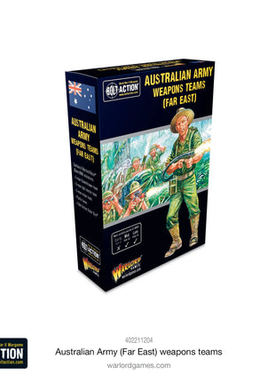 Australian Army Weapons Teams (Far East) voor Bolt Action - amerikanen infantry schaal 1:58 miniatuur