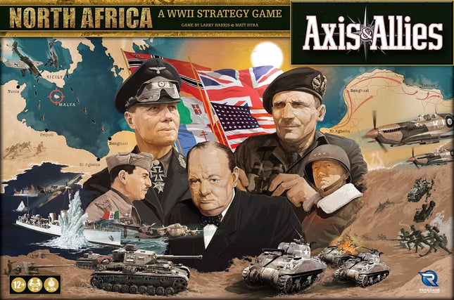 Dit is een foto van het spel Axis & Allies: North Africa - EN te koop bij Speldorado Spellenwinkel Delft