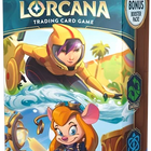 Dit is een foto van het spel Azurite Sea Starter Deck Go Go Tomago & Gadget Hackwrench  - Disney Lorcana te koop bij Speldorado Spellenwinkel Delft