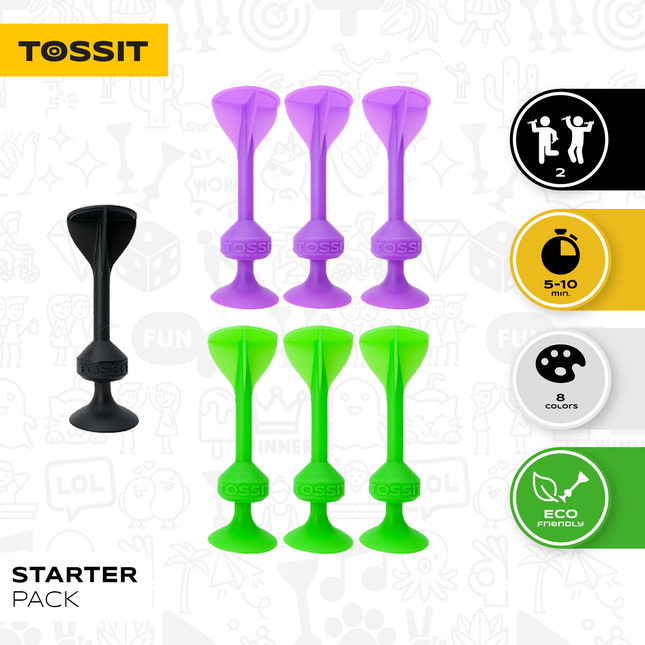 Tossit - Starter Pack -Paars-Groen