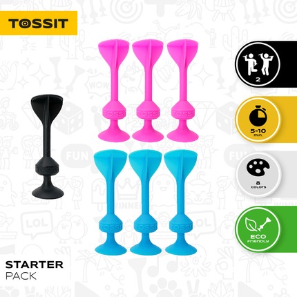 Tossit - Starter Pack -Blauw-Roze