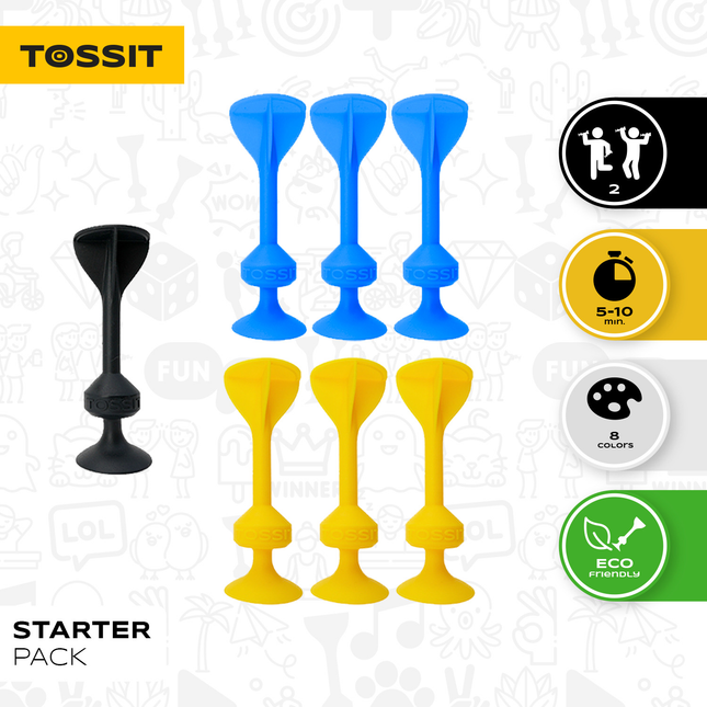 Tossit - Starter Pack - Blauw-Geel